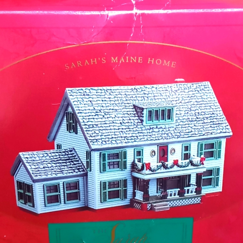 Hallmark Sarah Plain and Tall Collection Sarah's Maine House Christmas miniature